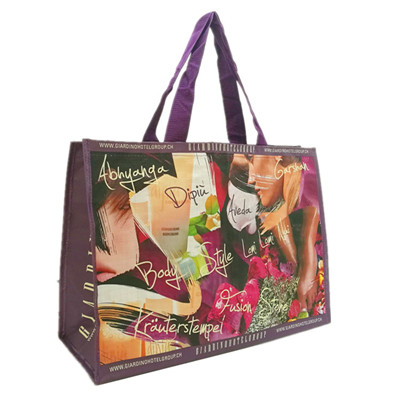 Laminated pp woven shopping bag
